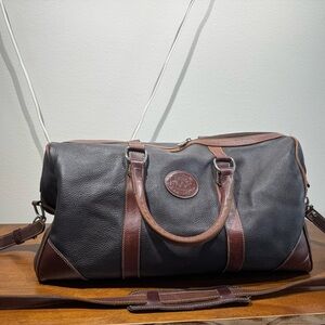Vintage roots Banff weekender bag